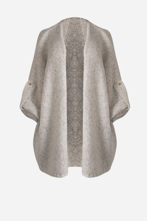 Robin Open Front Cardigan Light Heather Grey