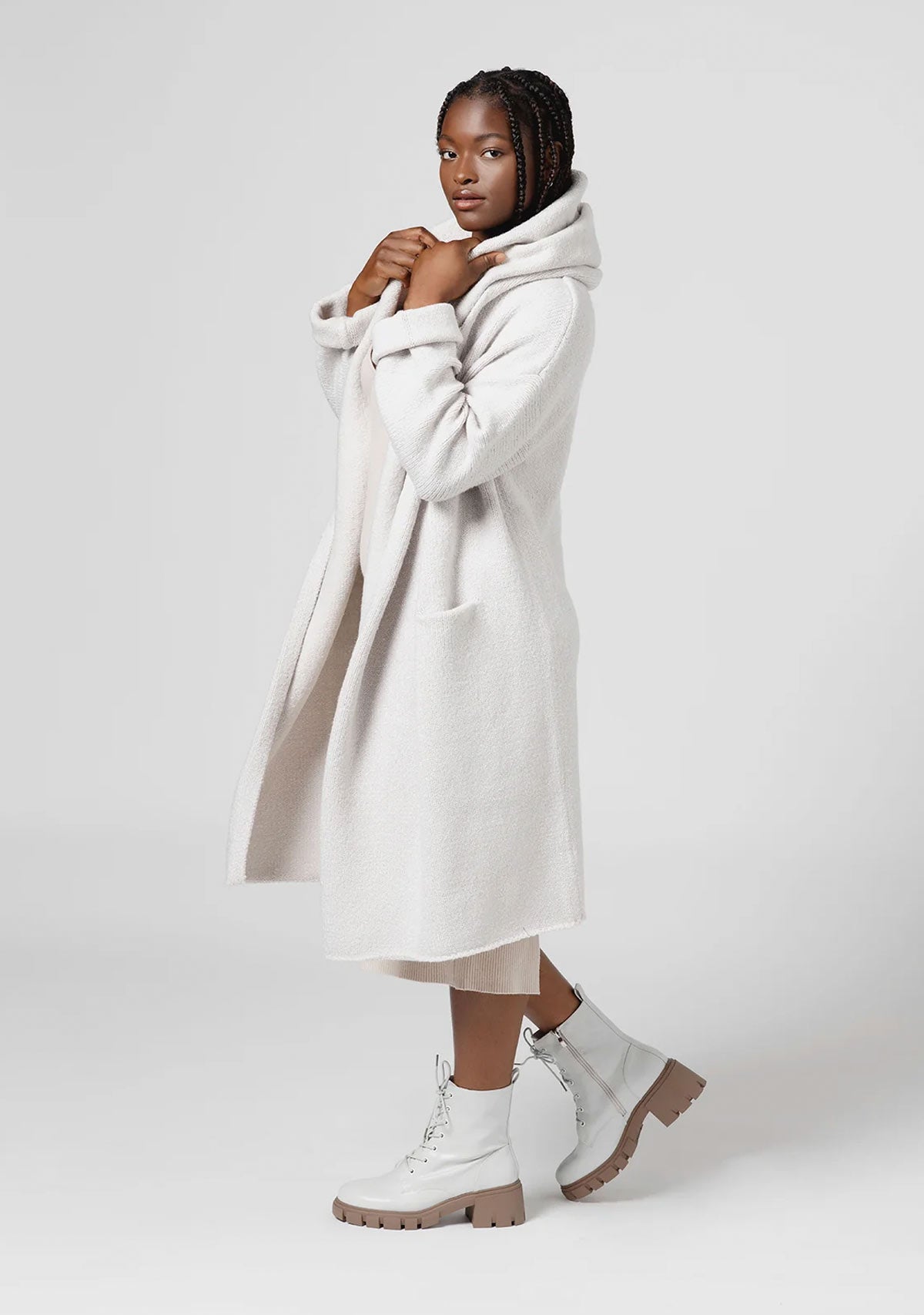 Lennox Oversized Two Pocket Coatigan - Image 3